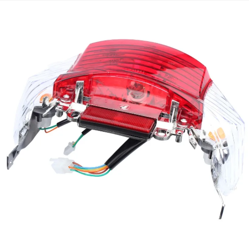 Scooter Motorcycle Tail Light Rear Brake Turn Signals Taillight Compatible For GY6 50CC 125CC 150CC Lighting Group Accessories