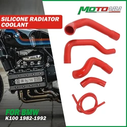 MOTO4U For BMW K100 1982-1992 1991 1990 1989 1988 Silicone Radiator Coolant New Hoses Kit Motorcycle Cafe Racer Scrambler Custom