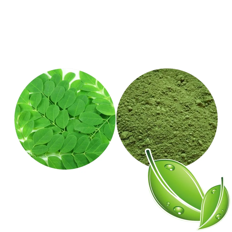 Customized Aluminum Material Production Factory Foil Bag Packaging Moringa Leaf Powder Natural Plant Regulator Out Packing