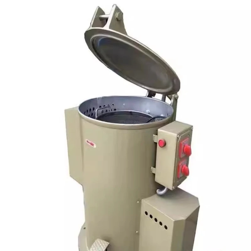 

Industrial hardware oil rejection dryer Metal heating oil rejection machine High speed centrifugal dehydrator Heating hardware