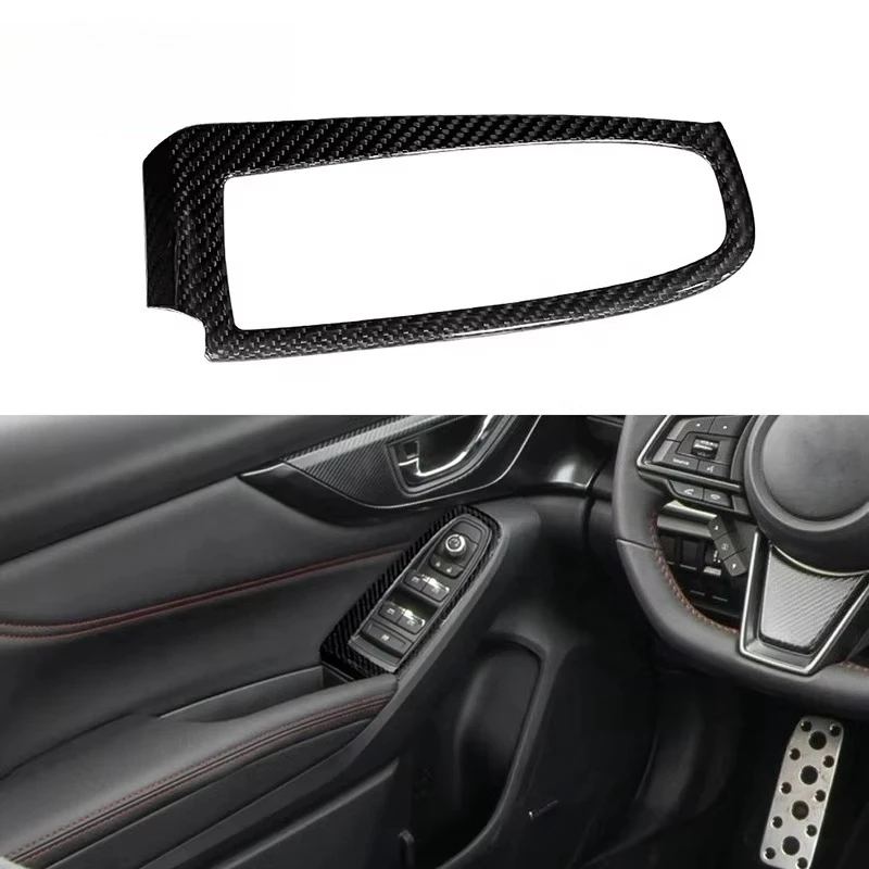 18 قطعة من الكربون الجاف الحقيقي غطاء وحدة التحكم المركزية للوحة القيادة لـ WRX 2022-2024 ملحقات داخلية للسيارة