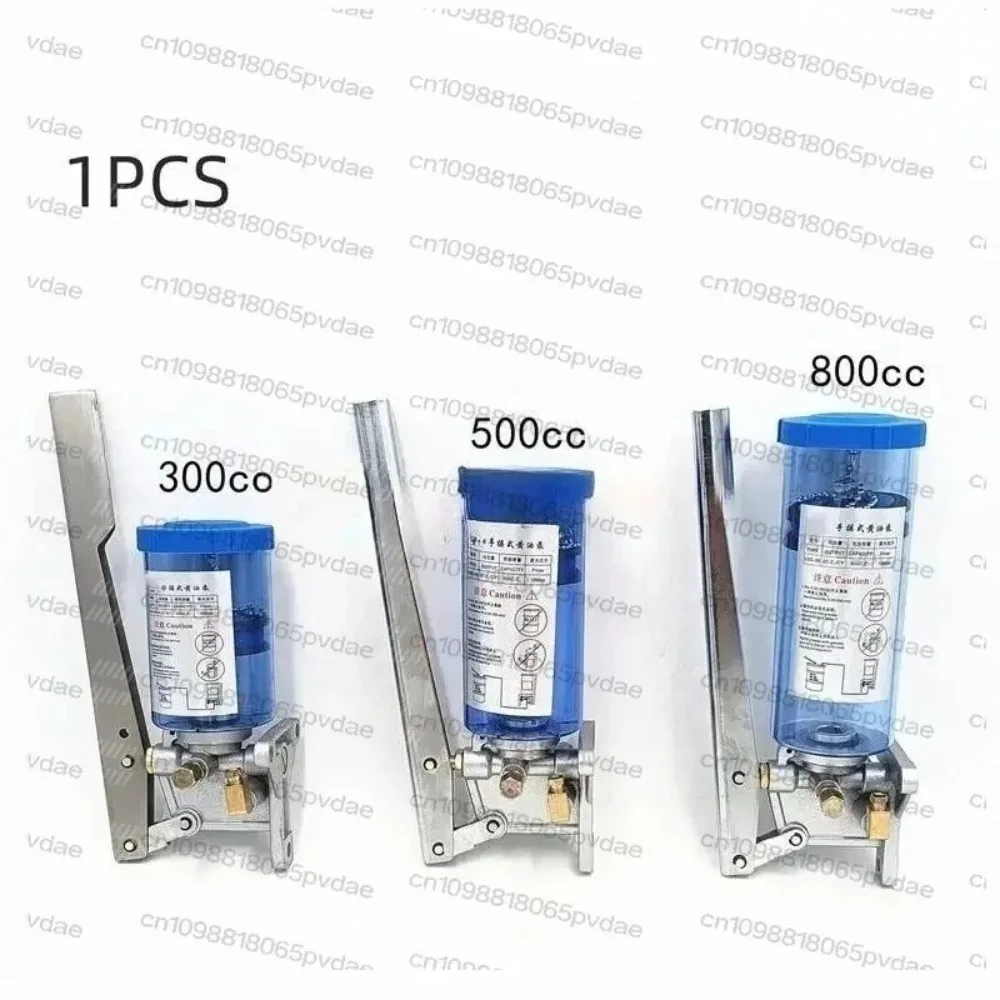1PC Manual Lubricating Oil Pump Hand Lubrication 300CC/500CC/800CC Hand Operated Grease Pump Press Lubricating Grease Lubricator