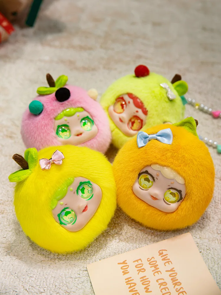 

Очаровательный набор слепых коробок с фруктами — подвески в виде мягких животных, идеально подходящие для подарка