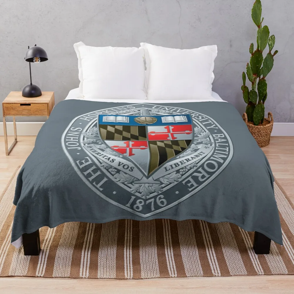 

Johns Hopkins University icon Throw Blanket Summer Bedding Blankets Bed covers blankets and blankets Beautiful Blankets