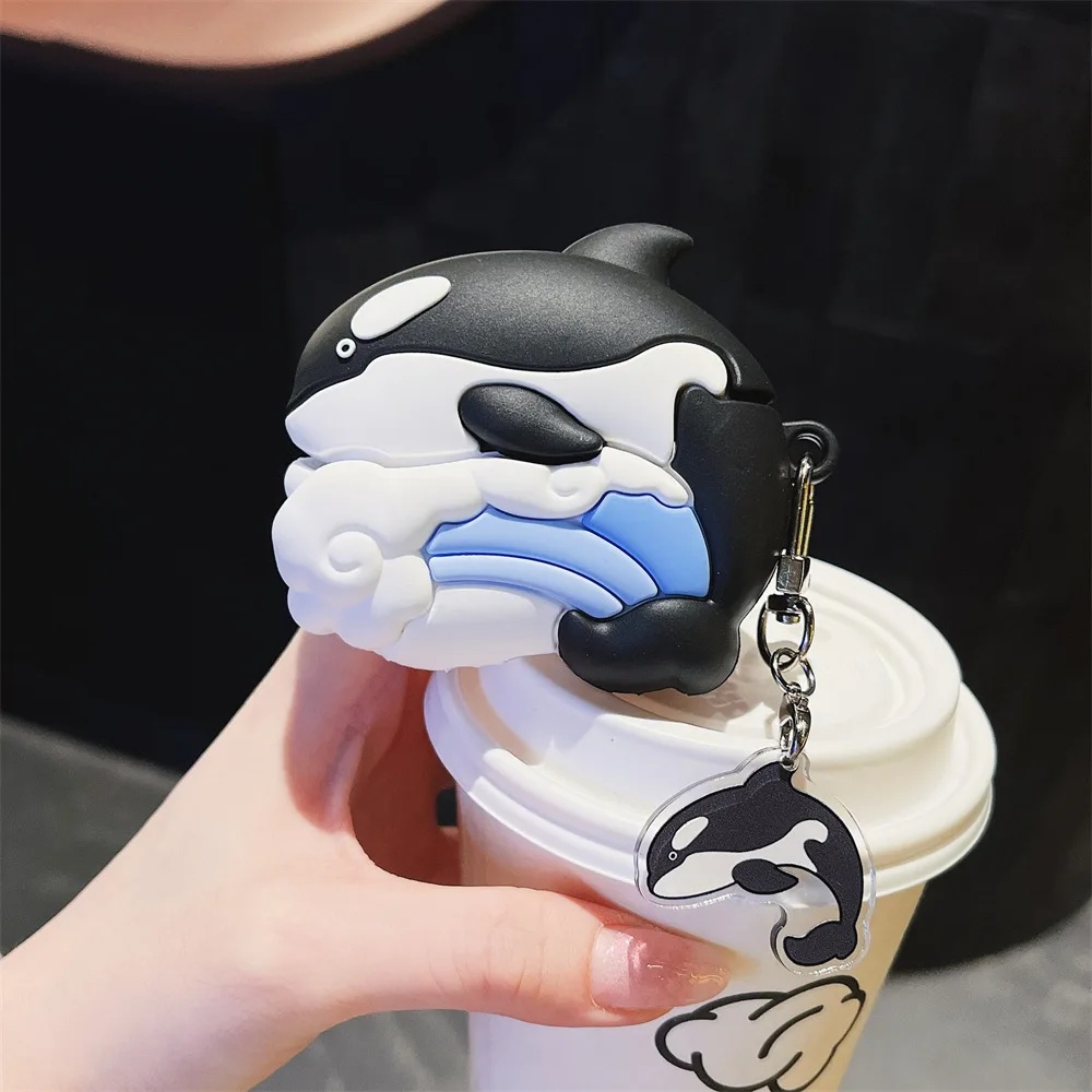 Glossy Smooth Protective Shell Anti Fingerprint Shockproof Cover for Wireless Bluetooth Earbuds Dating Daily Accessory