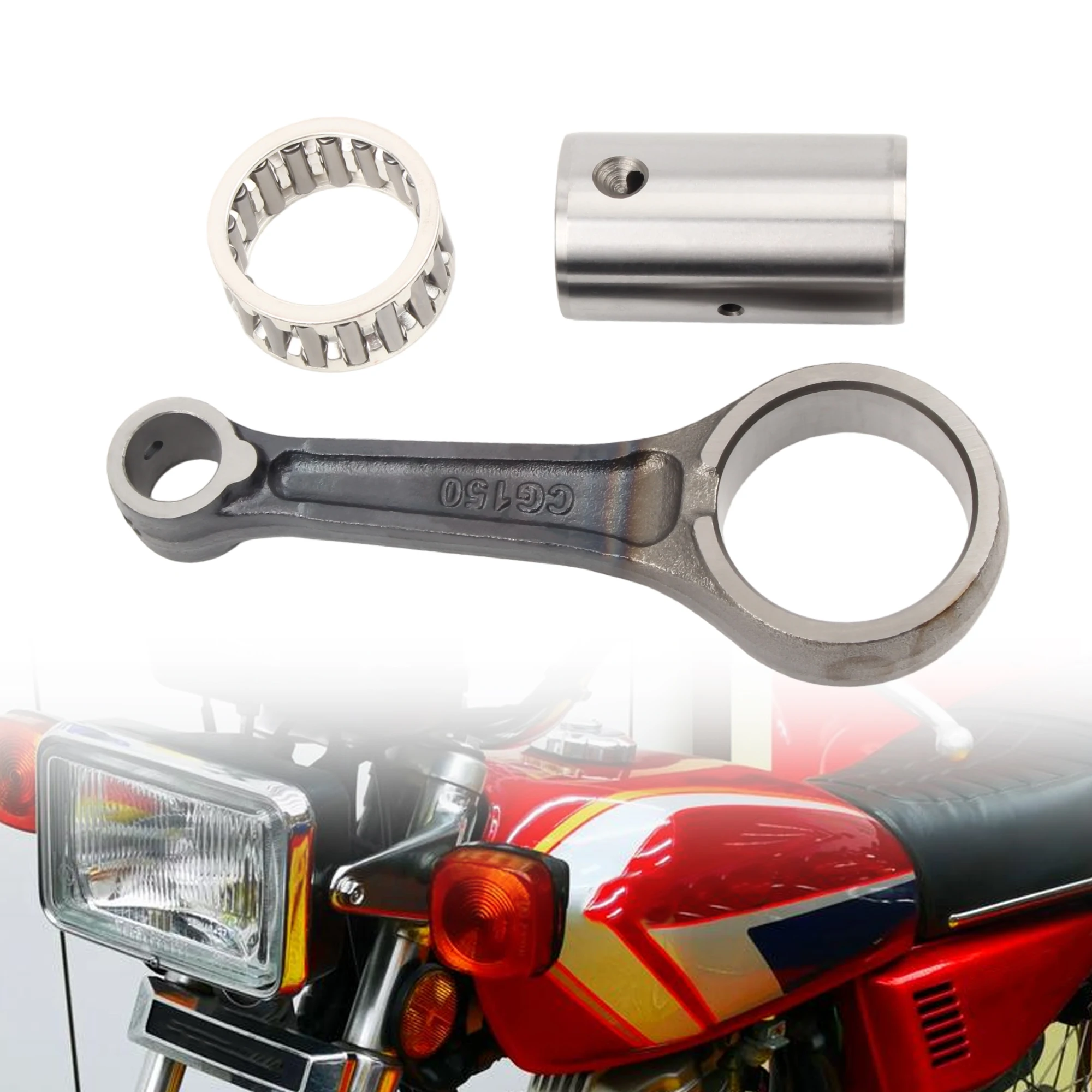 Motorcycle Crankshaft Connecting Rod Conrods Piston Link Rodrod For YAMAHA YBR125 XTZ125 YBR 125YB XTZ Motocross Universal Parts - view 3