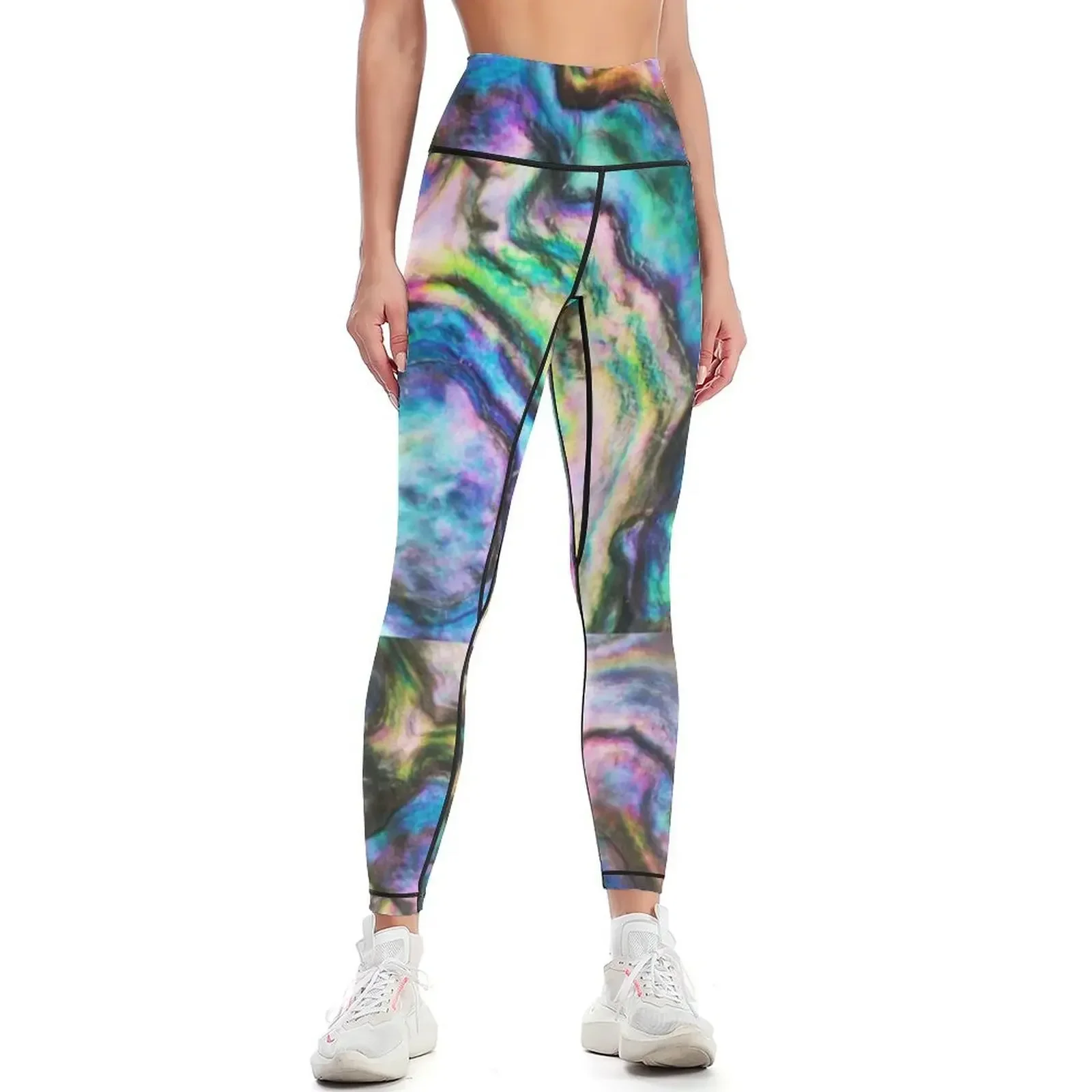 

ABALONE SHELL Leggings flared Jogger pants Sweatpants Fitness clothing Womens Leggings