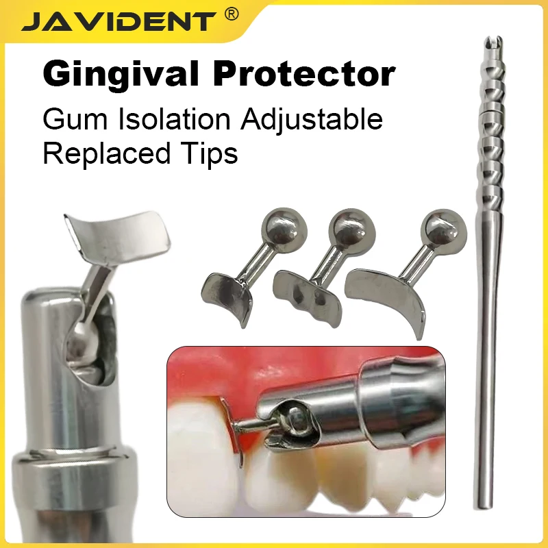 1Set Dental Surgical Instruments: Retractor, High-Temperature-Resistant Stainless Steel Retractor, Adjustable Gingival Protector