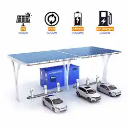 100kW To 1MW Commercial Electric Car Charger With Solar Power Station New Energy Floor-mounted EV DC Fast Charging Station