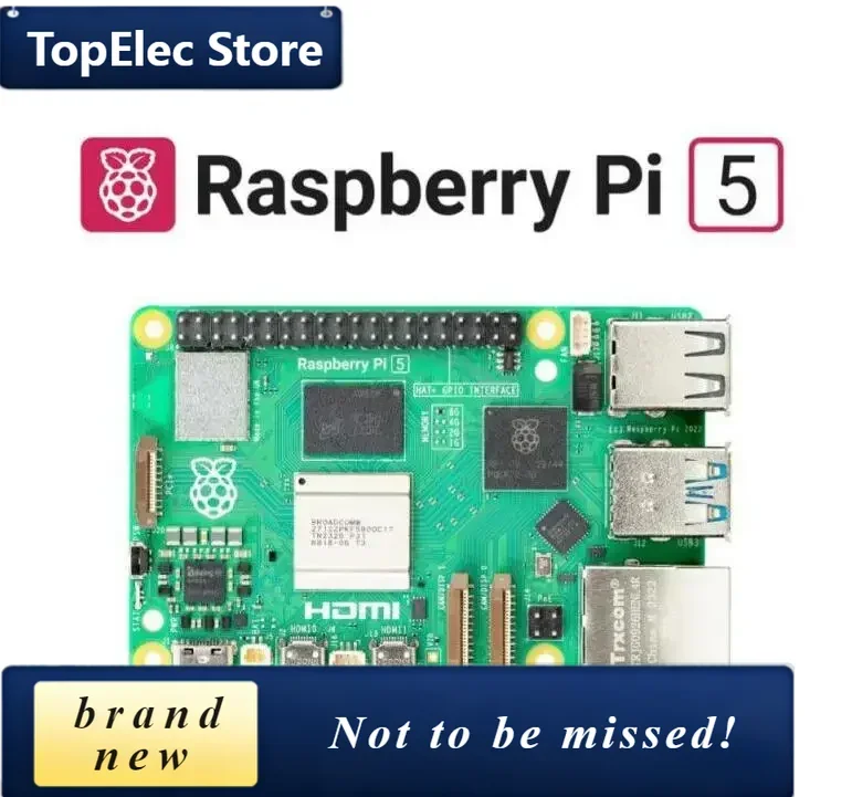 TopElec Original Raspberry Pi 5 Single Board Computer  Model Pi5 4GB/8GB/16GB
