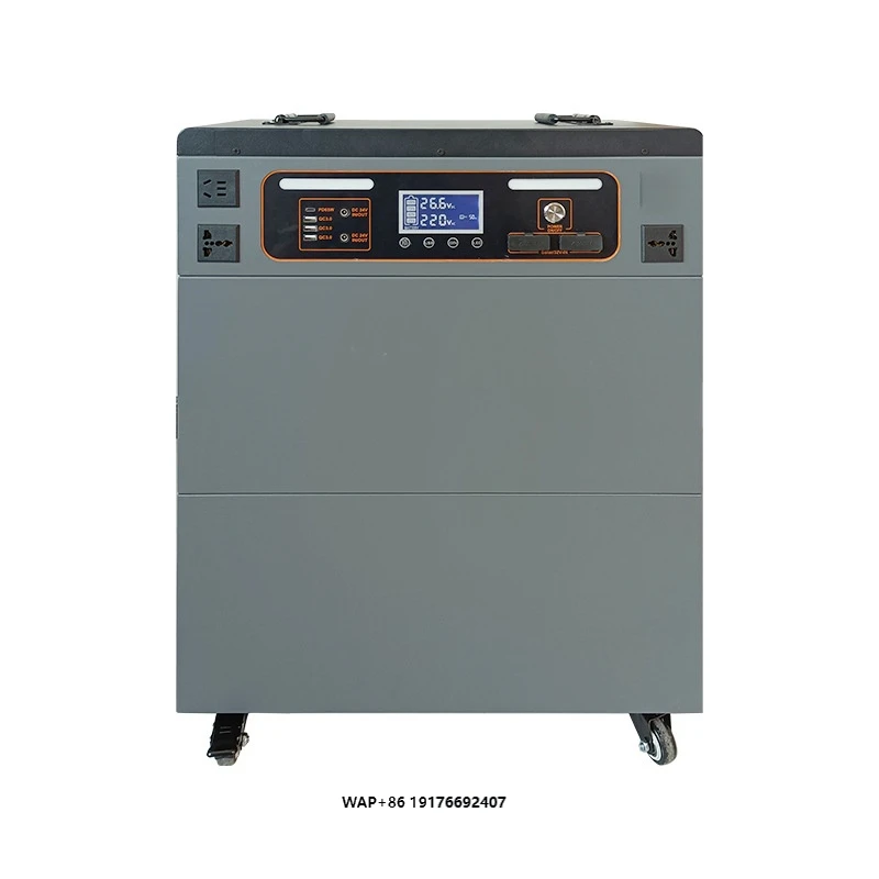 Large Capacity 3500W Portable Power Supply 5 Degree Mobile Energy Storage for Home Use & Outdoor 220V Emergency ‘Household Power