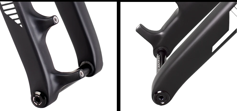 BXT 29er Carbon MTB Gabel 100*15mm Konische Steckachse Fahrrad-Mountainbike-Gabel für Rennzwecke Fahrradgabel Scheibenbremse 160mm – Detail 11