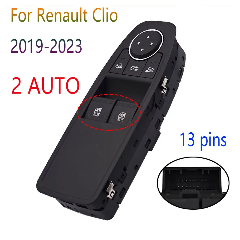 

Front Left Electric Power Window Control Switch for Renault Clio Fluence Megane Laguna Glass Regulator Button Car Accessories