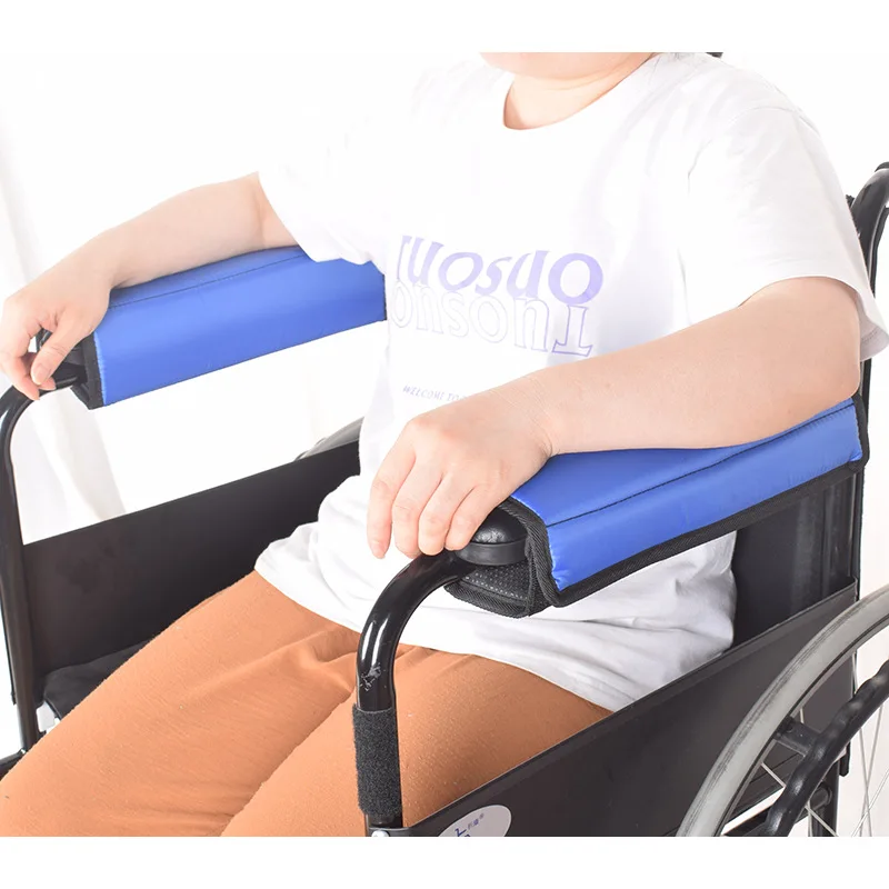 Wheelchair Accessories Armrest Pad Waterproof Elbow Protection Pad Thick Sponge Medical Bottom Anti Slip Elderly Products