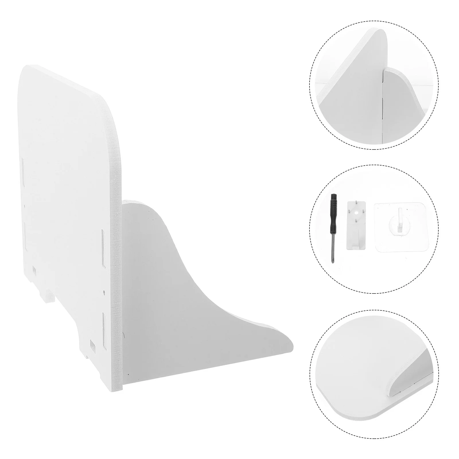 

Wall Mounted Router Holder Projector Shelf Storage Rack Strong Stable Design for Boxes and Cable Box Wall Mount