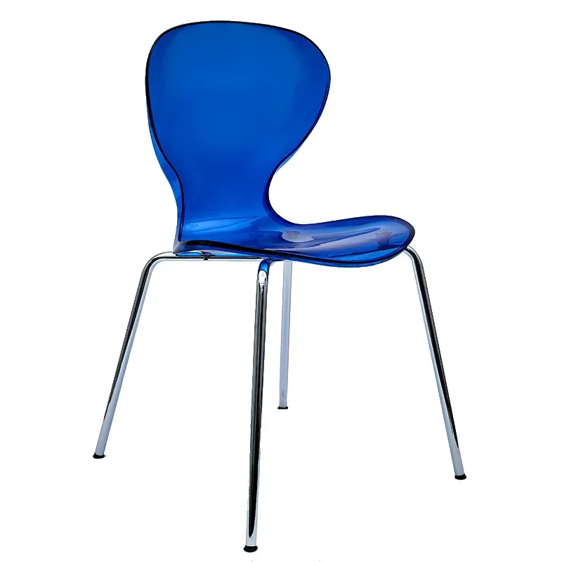 สํานักงานเก้าอี้บาร์กันน้ําหรูหราโต๊ะกลับระเบียง Minimalist โปร่งใสแผนกต้อนรับเก้าอี้บาร์ออกแบบ Chaise De Bar ตกแต่ง