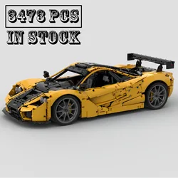 New Technology MOC-202525 1:8 Scale Supercar Racing Car Building Block Bricks Children's Education Kids for Toys Birthday Gifts
