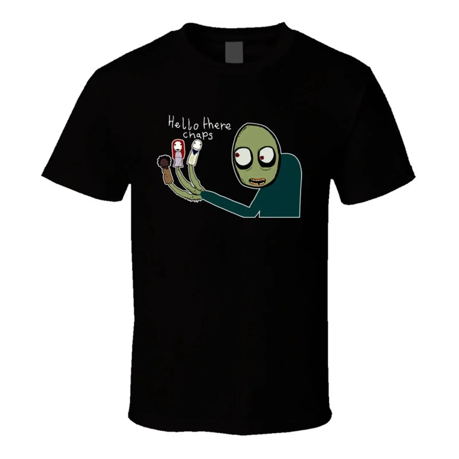 Salad Fingers Rusty Spoons T Shirt vintage Washed designer clothes Casual homme Versatile Top For Everyday Wear graphic