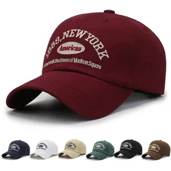 Sombreros de béisbol bordados de Nueva York 1989, gorra de algodón lavada para hombres y mujeres, gorras Snapback ajustables, gorra de béisbol con letras para papá, producto en oferta