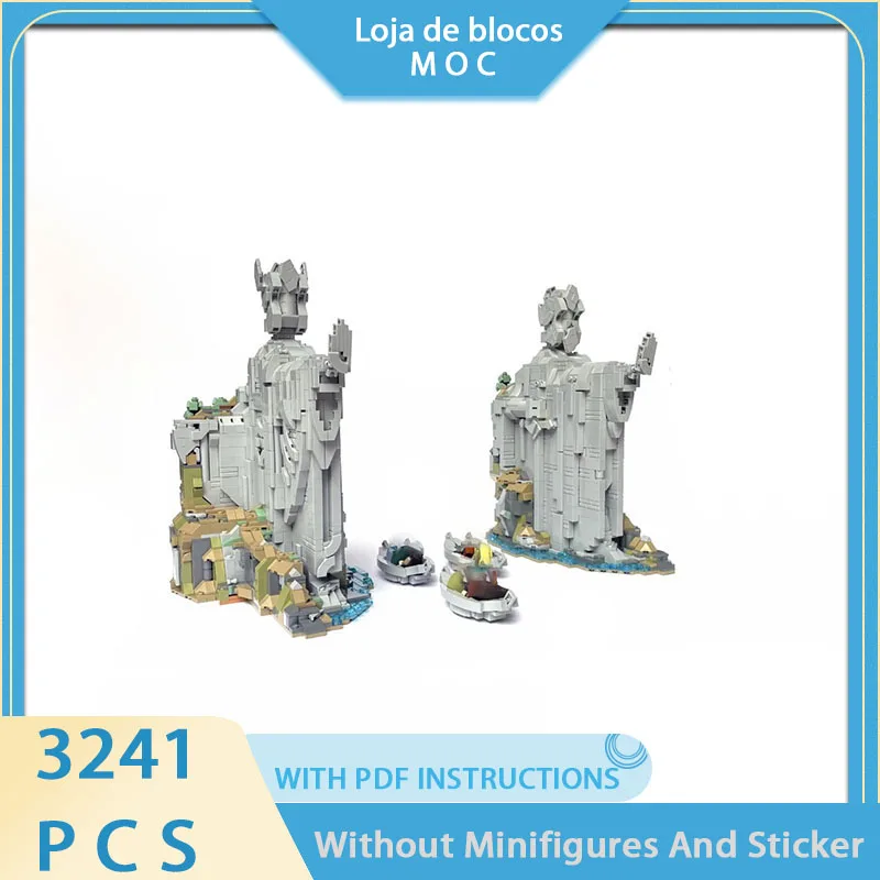 

Exquisite new product MOC building block ring movie scene model Argonaus guard technology modular holiday gift toy DIY assembly