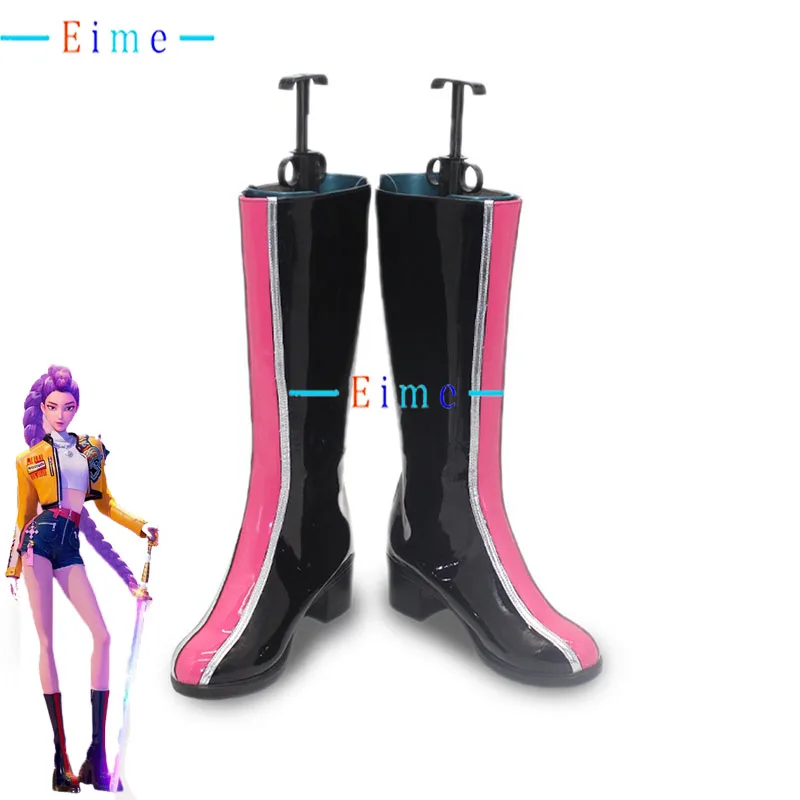 

Kpop Rumi‌ Cosplay Shoes PU Leather Shoes Halloween Carnival Boots HUNTRX Cosplay Prop Anime Accessories Custom Made
