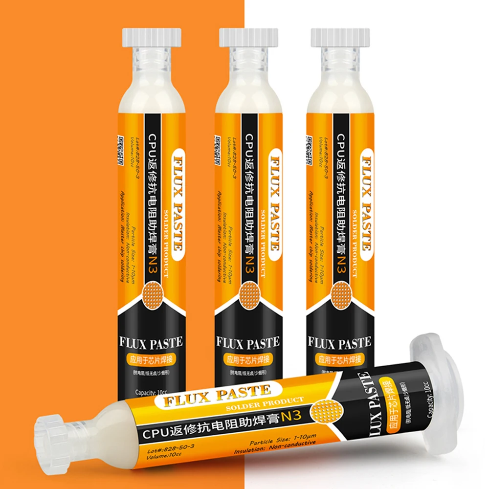 10CC BGA Solder Flux Paste No-Clean Lead-Free Soldering Paste Flux Grease SMD PCB PGA BGA Rework Tools