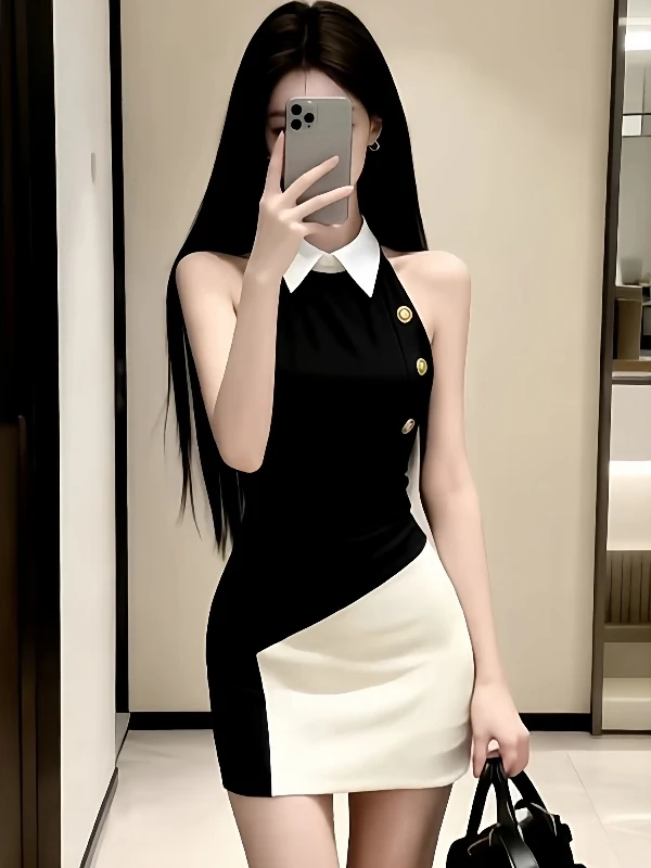 

Ele Bla белого цвета с цветочным воротником и овальным вырезом Ne Dr, женская осенне-зимняя облегающая юбка Dr