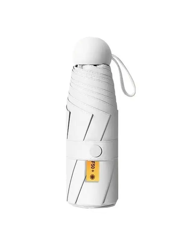 

Miaow Valley Dual Purpose Cact Sunade Umbrella for Women UV Protection Sun Bloing Capsule Umbrella Raincoat