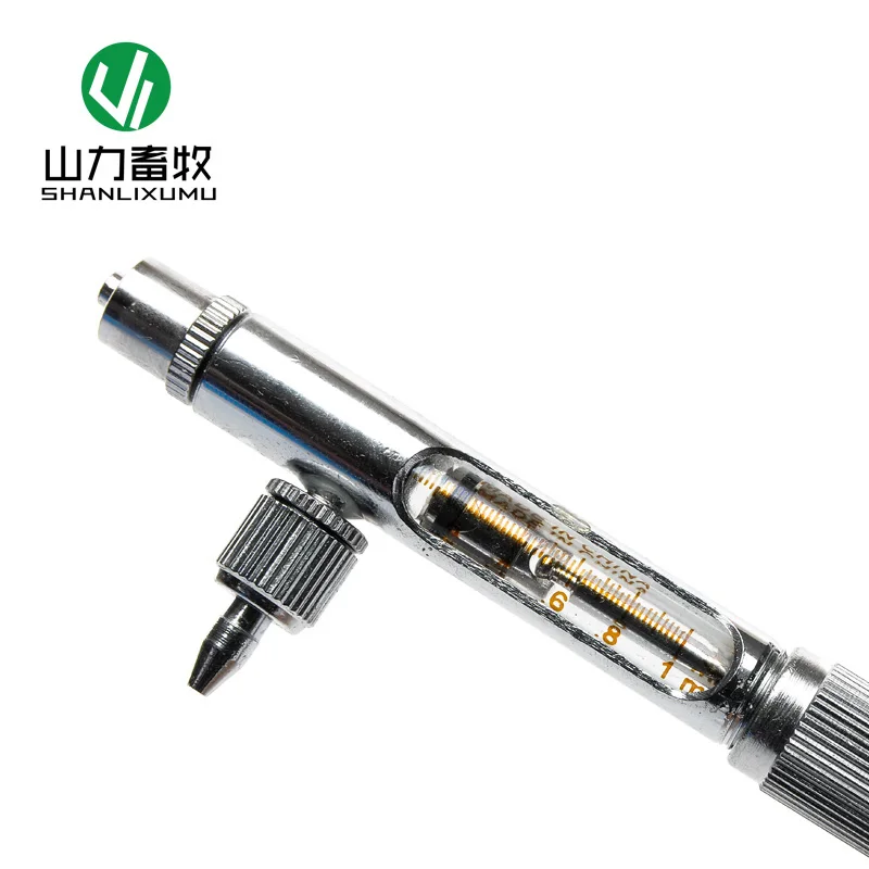 1/2ML C adjustable continuous syringe chicken vaccine syringe