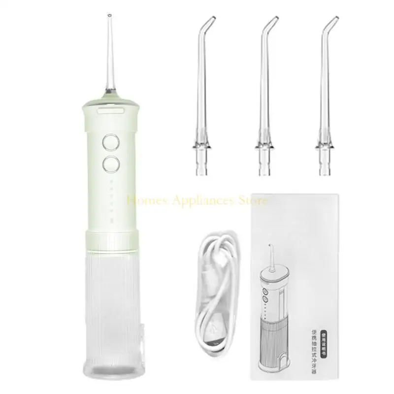 

D0AB Water Dental Flosser Portable 200ML Rechargeable Travel Irrigation Cleaner
