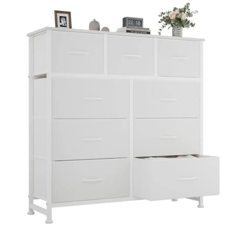 

9 Drawers Storage Organizers Units Closet Organizers and Storage for Clothes Fabric Storage Drawer for Living Room Chest of Dre
