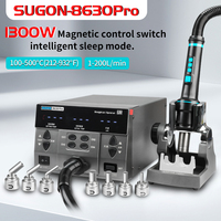 SUGON 8630Pro 1300W Hot Air Gun Digital Display Hot Air Rework Station Welding Heat Gun BGA  Desoldering Station SMD Repair Tool