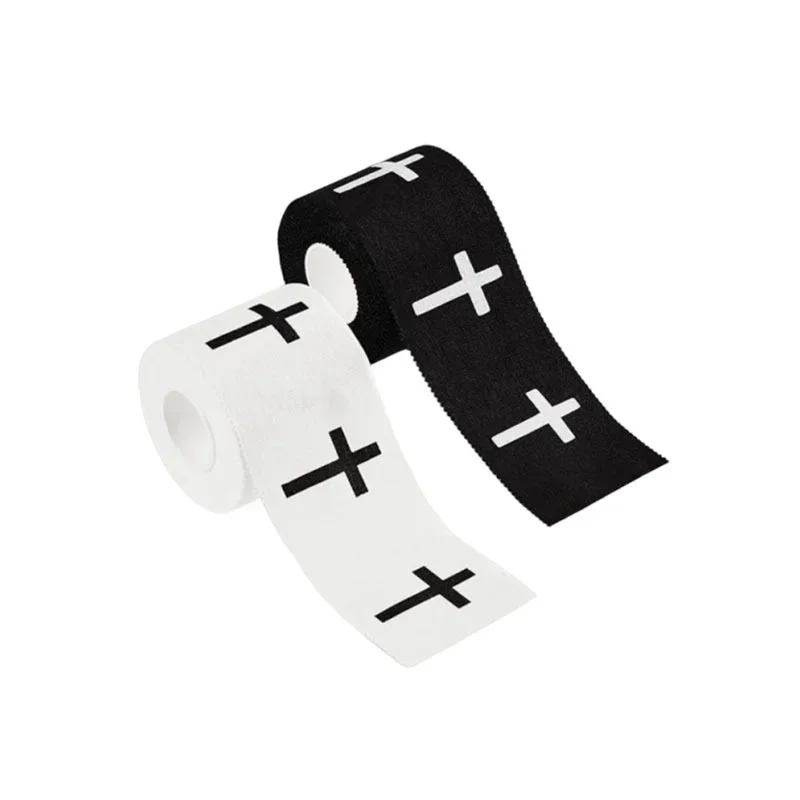 YITAPE 2 Rolls 2 Inch X 23 FT Christian Athletic Tape Cotton Sport Support Tape for Wrist Ankle Boxing Basketball Tennis