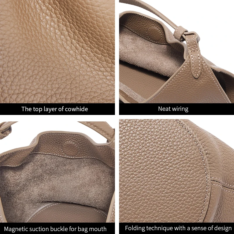 Bolsa de ombro de couro de vaca retro feminina senhoras designer de luxo crossbody sacos femininos grande capacidade bolsas de viagem senhora