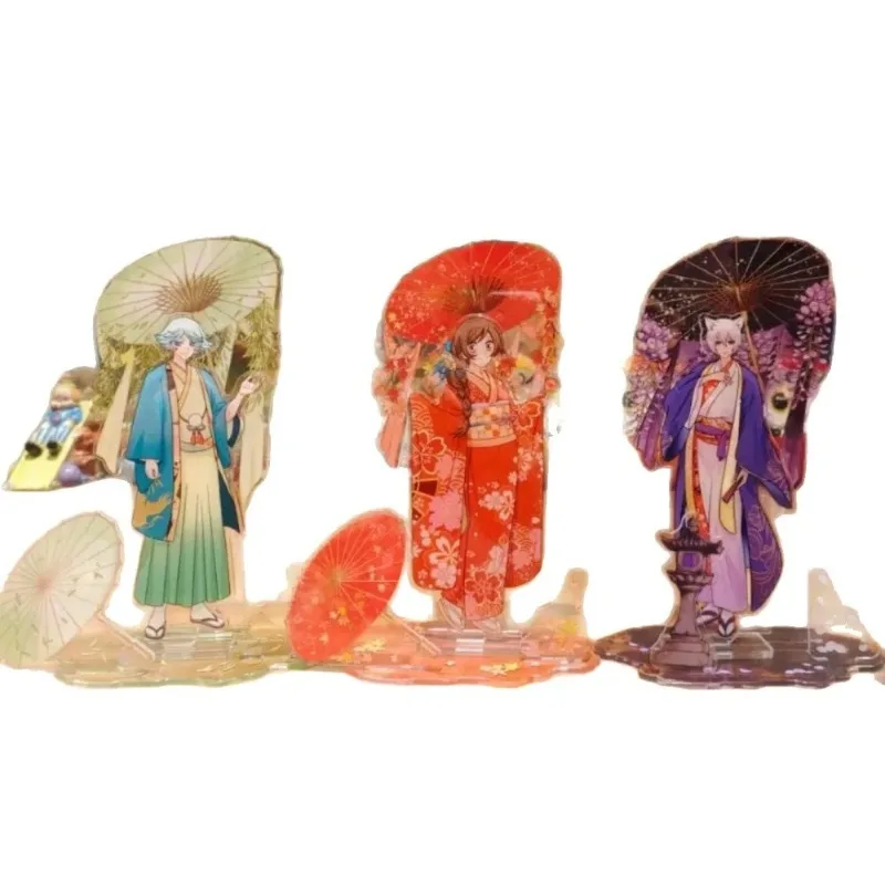 Anime Momozono Nanami Tomoe Mi Zu Ki Character Acrylic Stand New Year Series Double Insertion Plaque Ornament Collection Gift