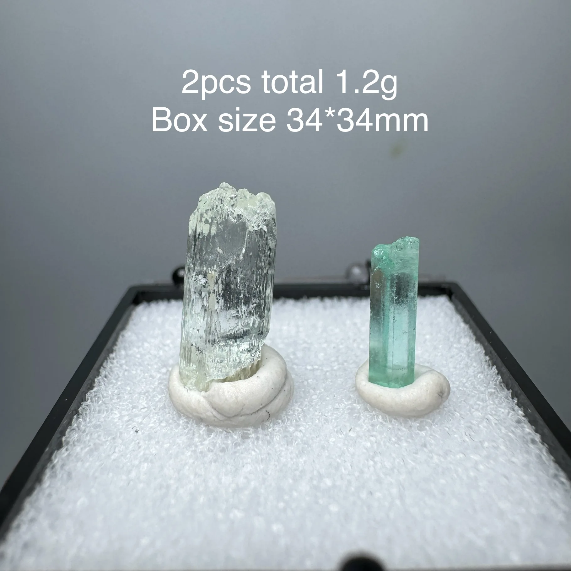 Natural Madagascar Aquamarine Mineral Specimen Rough Crystal Quartz Healing Stone Home Desk Decor 101-112