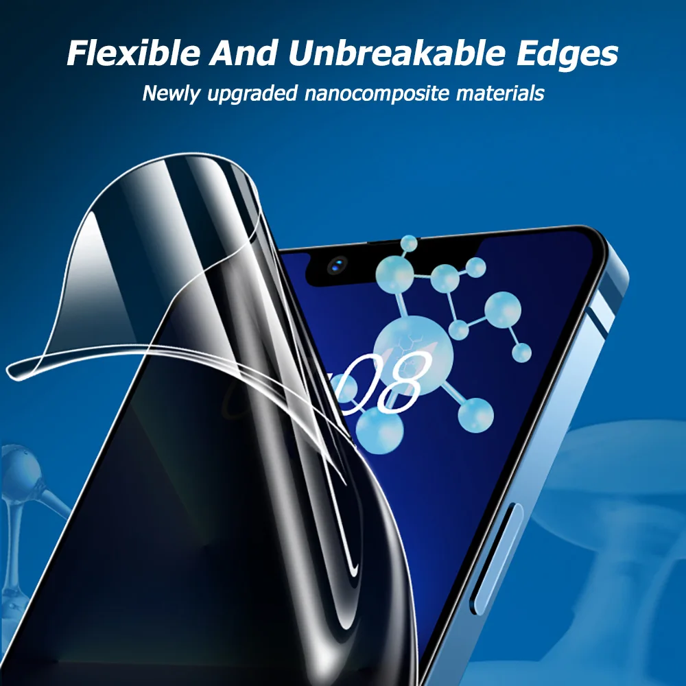 2 шт. антишпионская гидрогелевая мягкая пленка для Samsung Galaxy A56 5G A36 A26 A25 A16 A15 A05 A05S A54 A24 A35 полное защитное покрытие для экрана