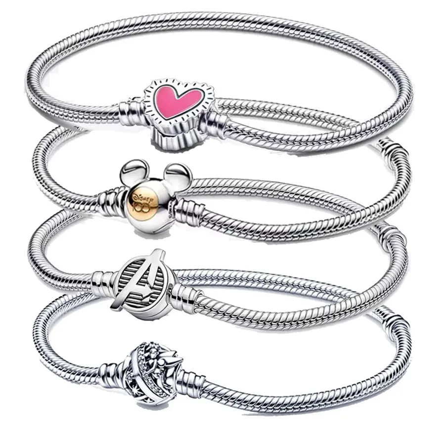

The brand-new S925 sterling silver crown bracelet is extremely popular and is perfect for creating original DIY bracelets.