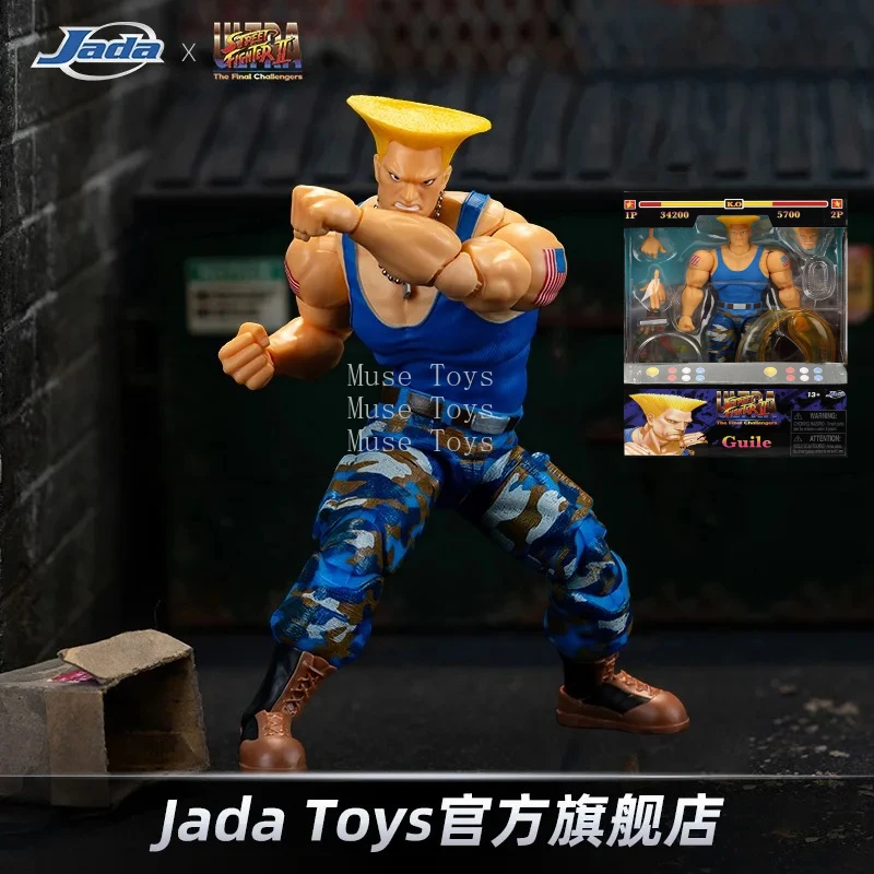 

Jada Toys 1/12 Jada Street Fighte Guile Dee Jay Модель игрушки Аниме Фигурка Фигурка Street Fighter Модель Пользовательская игрушка в подарок