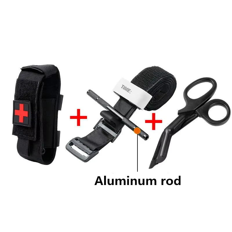 Second Generation Upgrade Repeated Use Strengthen Tactical First Aid New Metal Aluminum Rod Tourniquet Survival Hemostasis