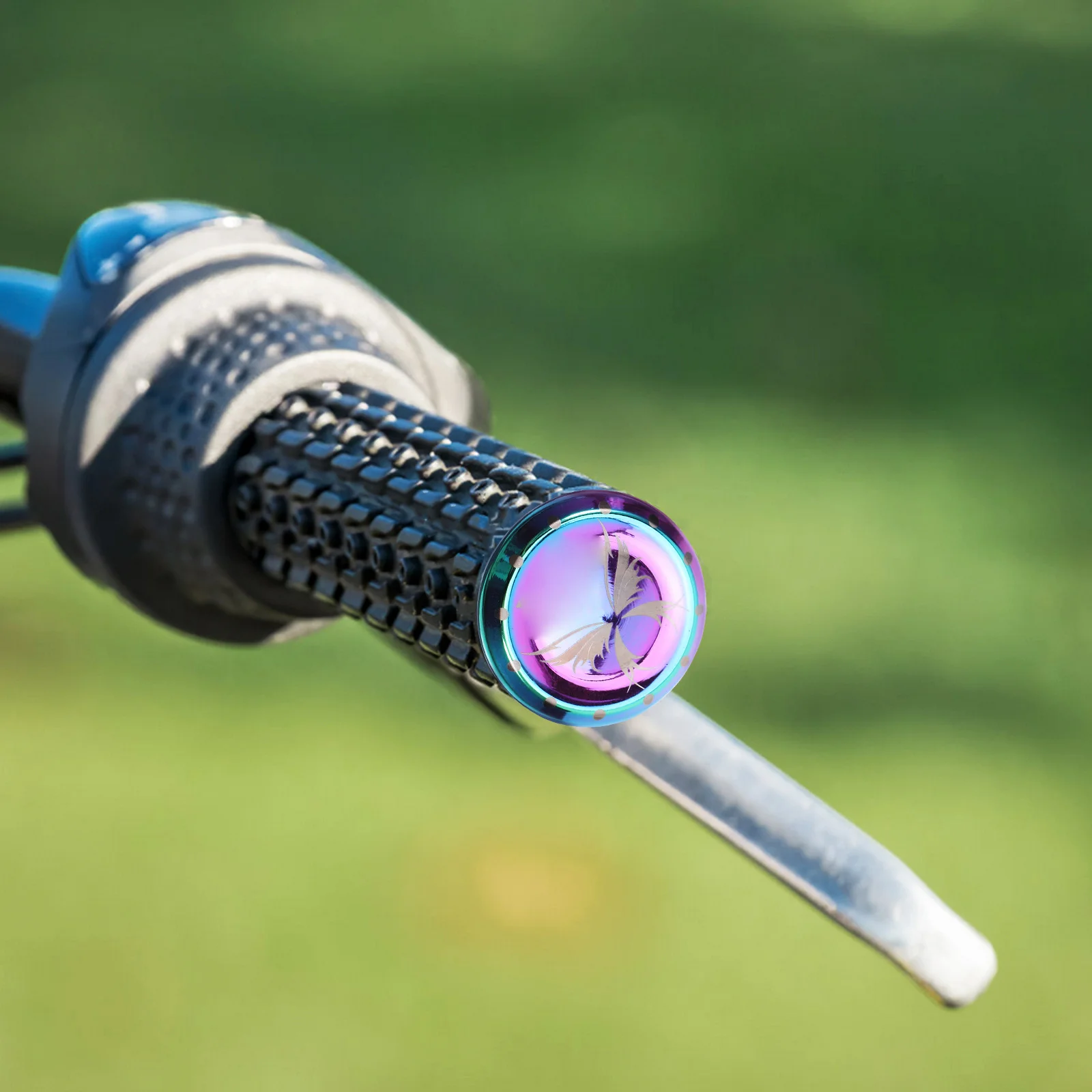 2 قطعة المقود الألومنيوم نهاية المقابس دراجة هوائية جبلية بار نهاية قبعات مقبض قبضة السدادات الدراجات اكسسوارات الطريق دراجة المقود قبعات