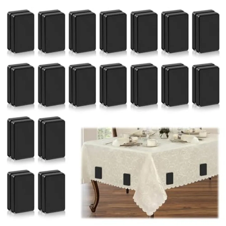 

36pcs Outdoor Curtain Weights, Waterproof Magnetic Curtain Weights, Heavy Drapery Weights Bottom, Weighted Magnets for Heavy Wi