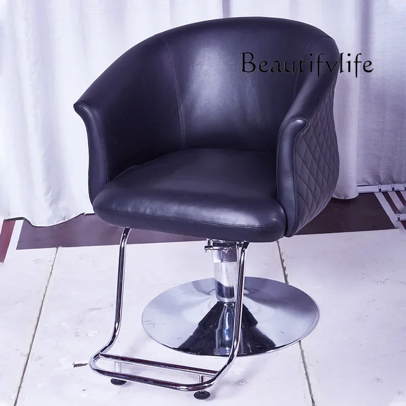 Ljy High-end design barber shop chair, special for hair salon, fashionable lift and cut hair seat