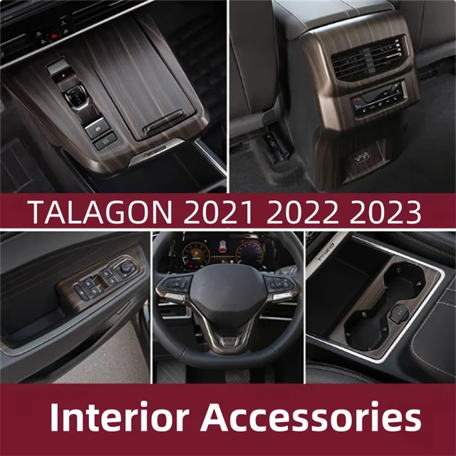 Dla Volkswagen TALAGON 2021 2022 20223 akcesoria wewnętrzne podłokietnik drzwi przełącznik okna Panel ochronny pokrywy tapicerka