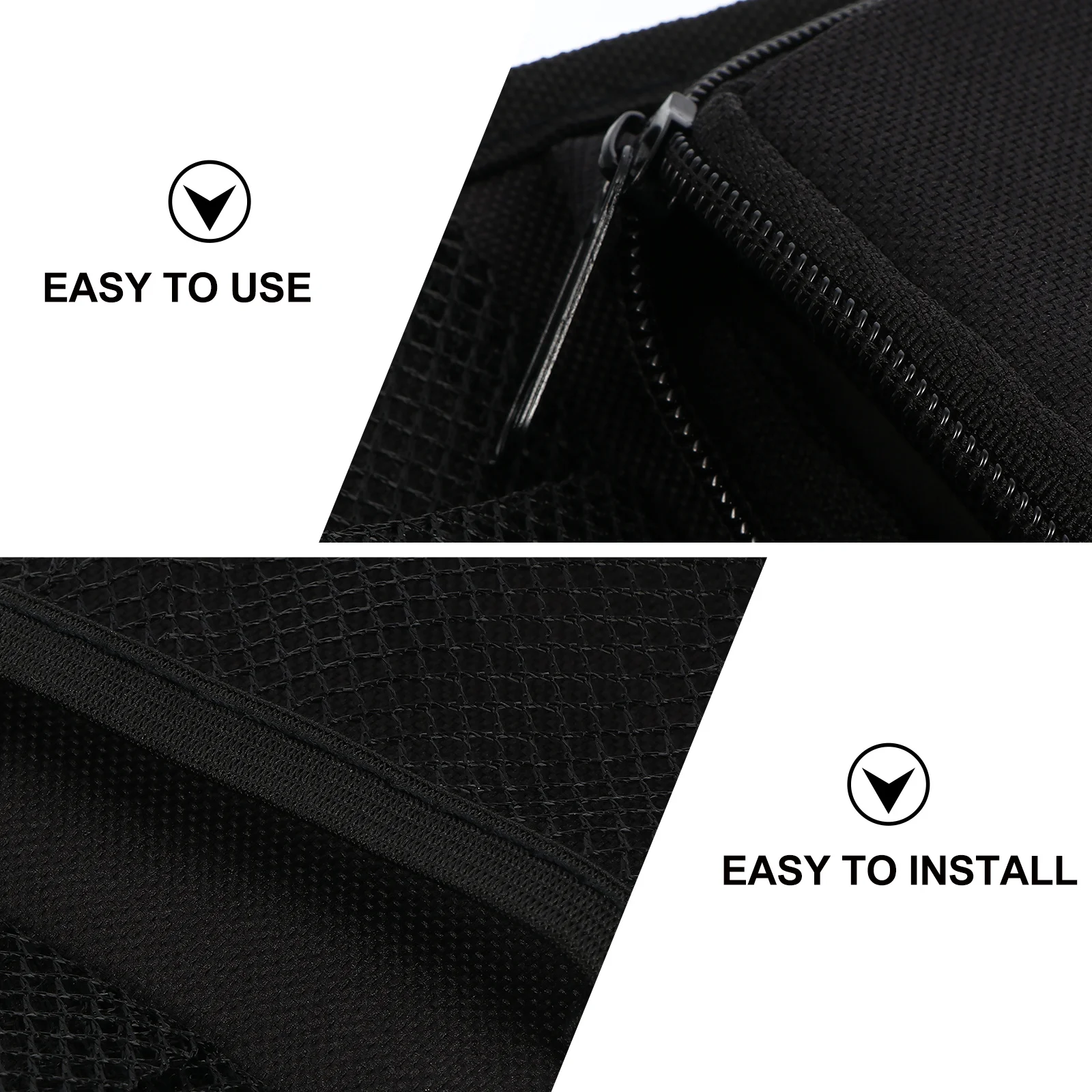 

Car Side Pocket Black Seat Organizer Durable Multifunctional Car Seat Storage Holder Convenient Auto Organizer for Wallet