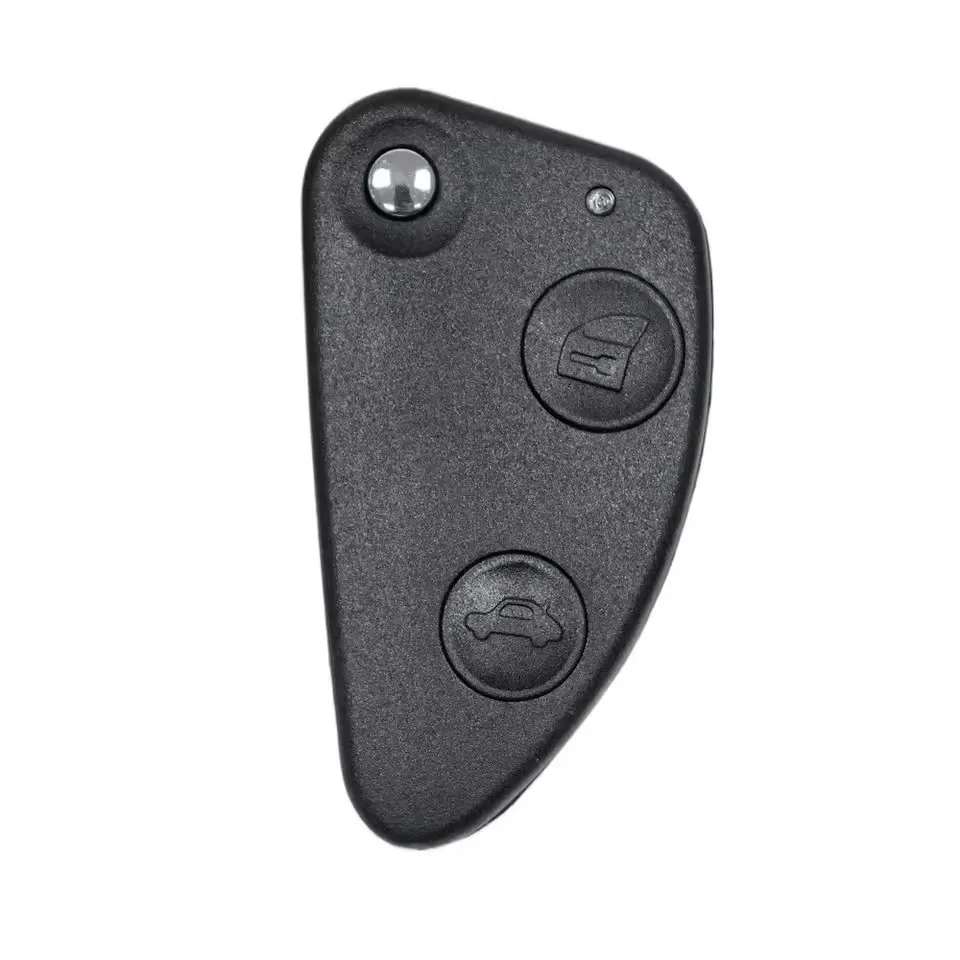 KEYECU 433MHZ ID48 Chip 2 3 Button Flip Remote Key Fob for Alfa Romeo 147 2001‑2010 156 2002‑2007 166 1999‑2004 GT 2004‑2010