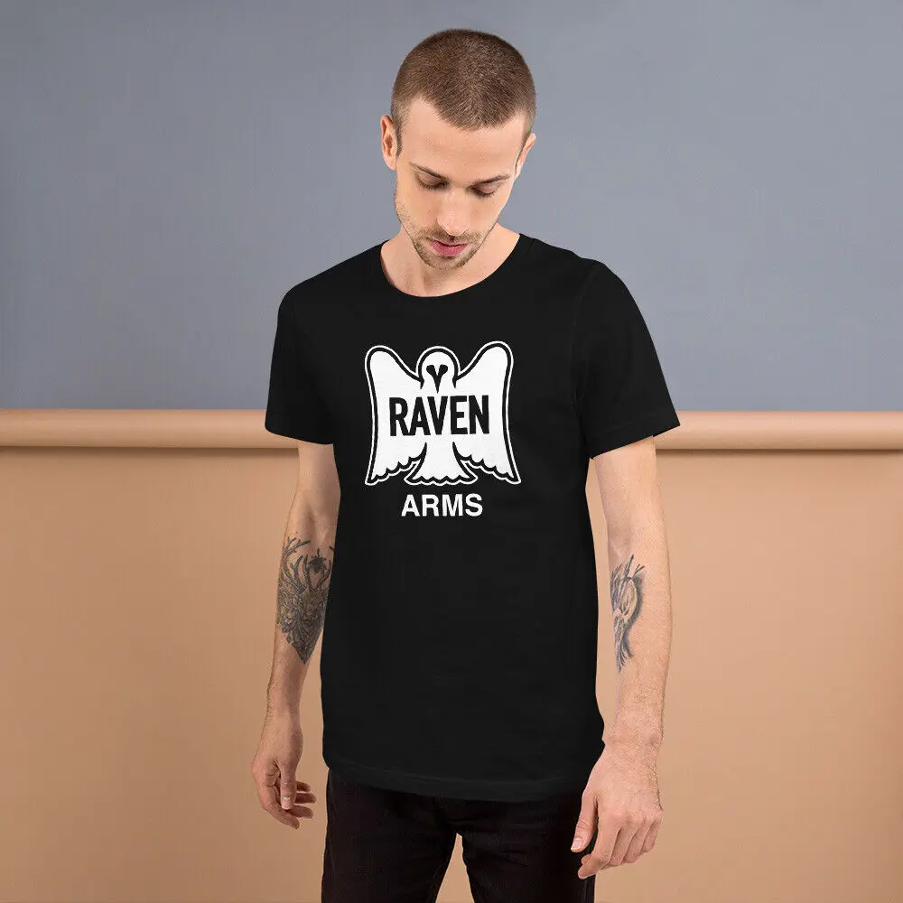 Raven Arms Logo Grafisch T-Shirt MP-25 Korte Mouw Unisex T-Shirt