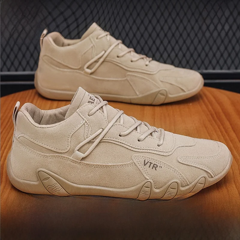 

Мужская Se Work oes, осень 2022, новинка Sle, дышащая спортивная повседневная противоскользящая кожаная лоскутная корейская обувь с круглым носком