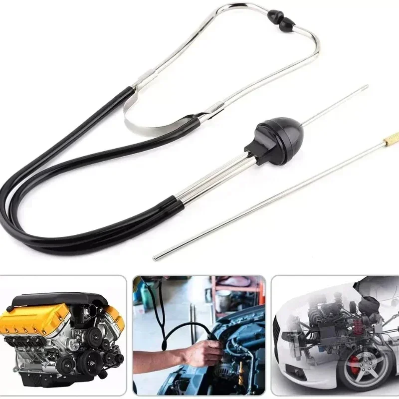 Car Cylinder Stethoscope Mechanics Stethoscope Car Engine Block Diagnostic Automotive Hearing Tool for Car Examination Tool