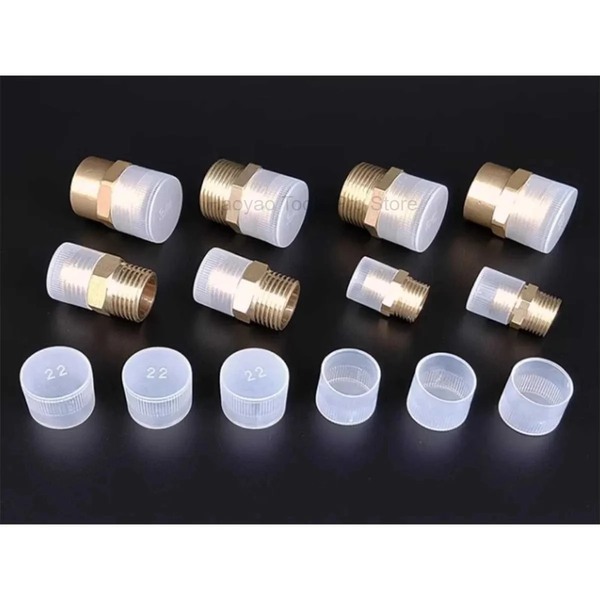 PE White Plastic External Thread Protective Cover/Bolt Tooth Sleeve Screw Sleeve